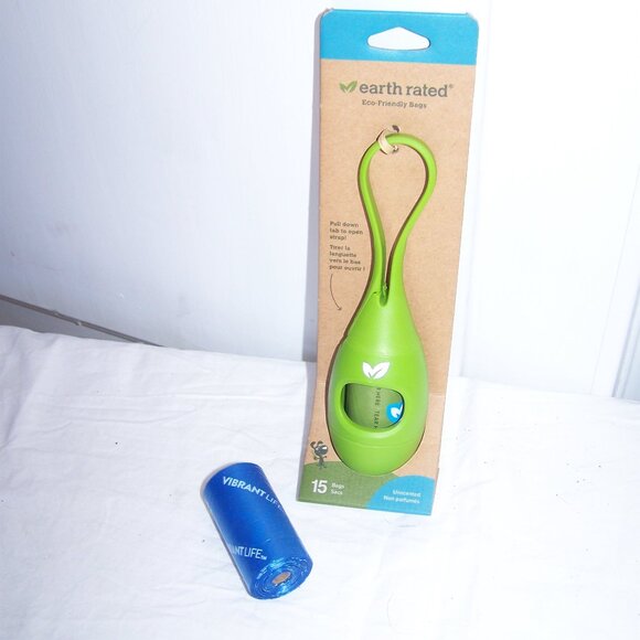 Earth Rated NWT Eco-Friendly Poop Bags with Leash Dispenser - Picture 1 of 2